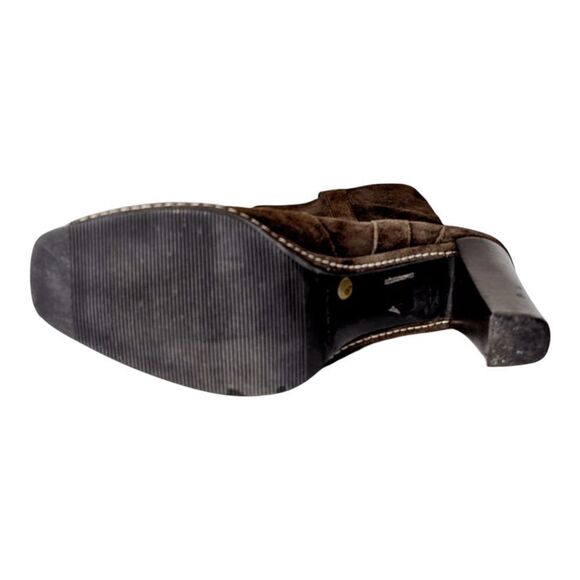 VIA SPIGA Russo Brown Suede Slouch Boot Size 9.5 - Picture 8 of 10